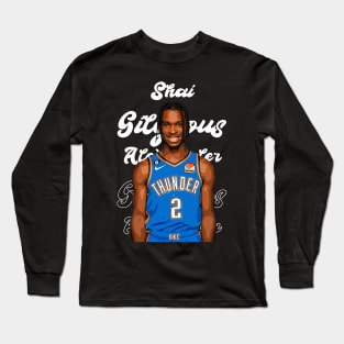 Shai Gilgeous Alexander Long Sleeve T-Shirt